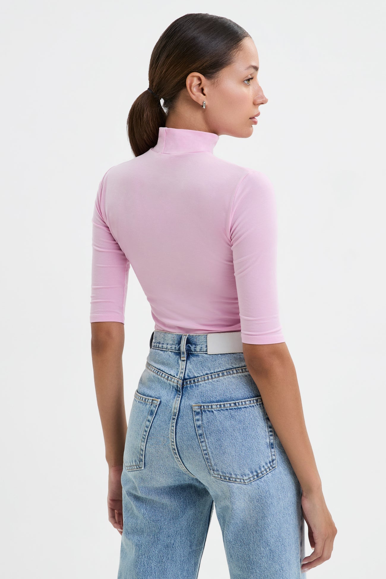 Ana Mock Neck Top