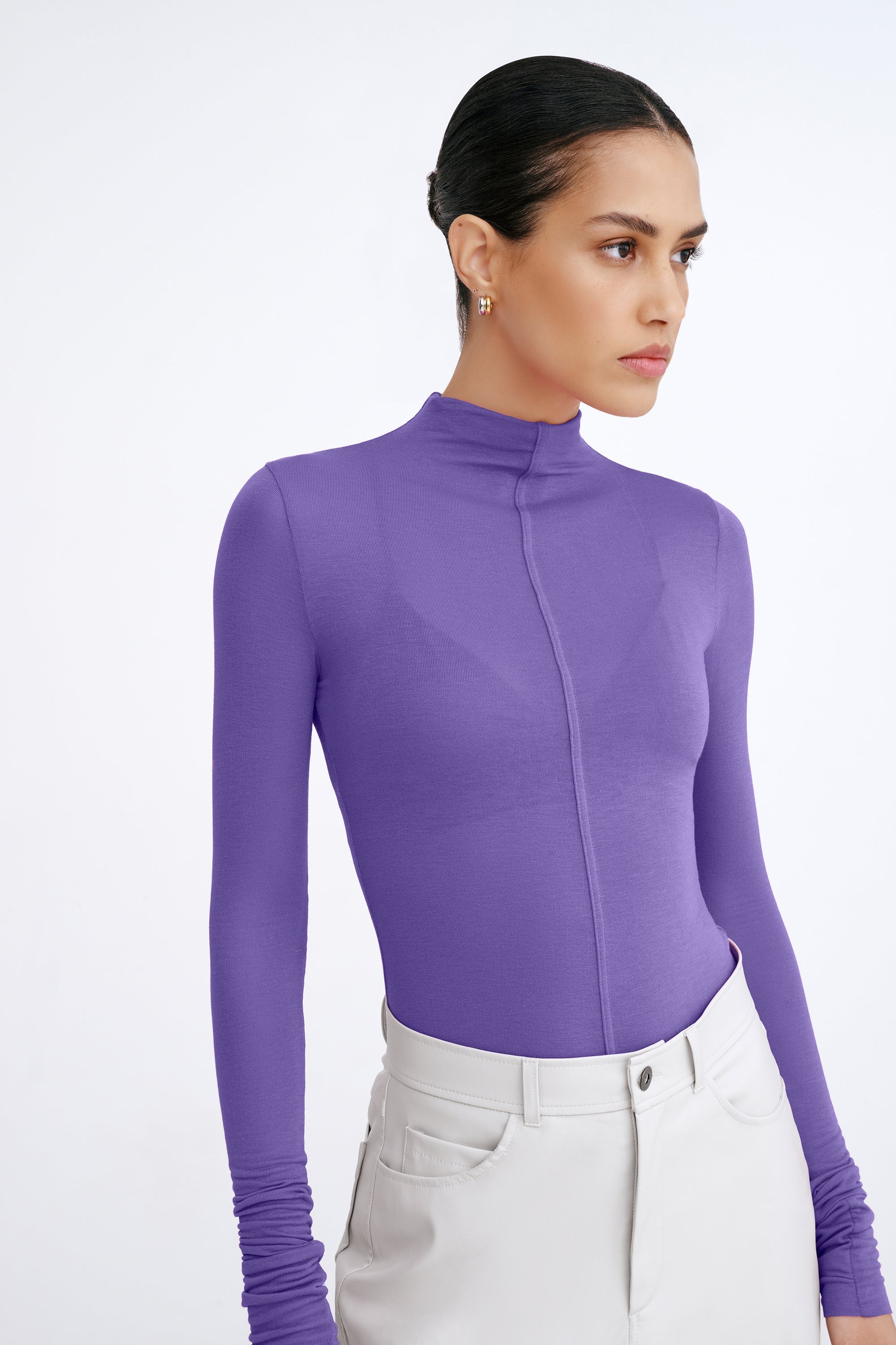Alicia Sheer Turtleneck